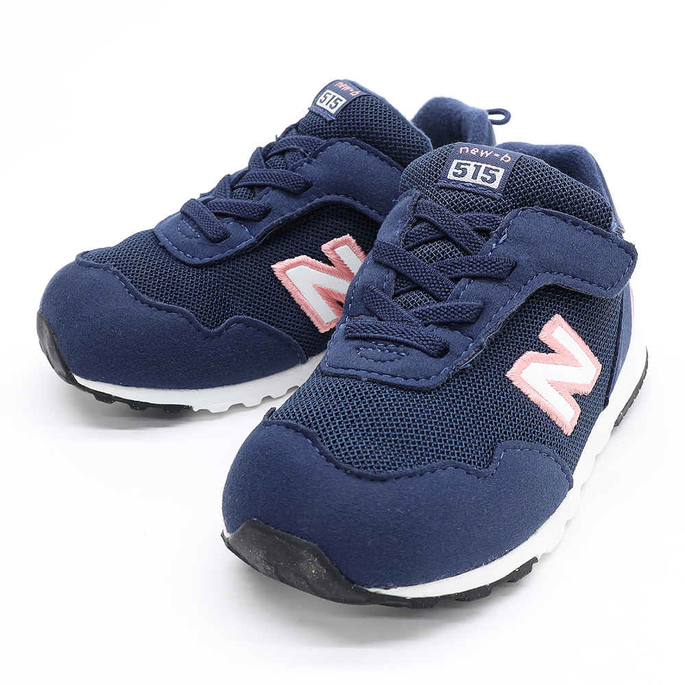 New Balance ネイビー スニーカー ベルクロ New Balance（ニューバランス） I515 17V ネイビー/ピンク 超軽量 面