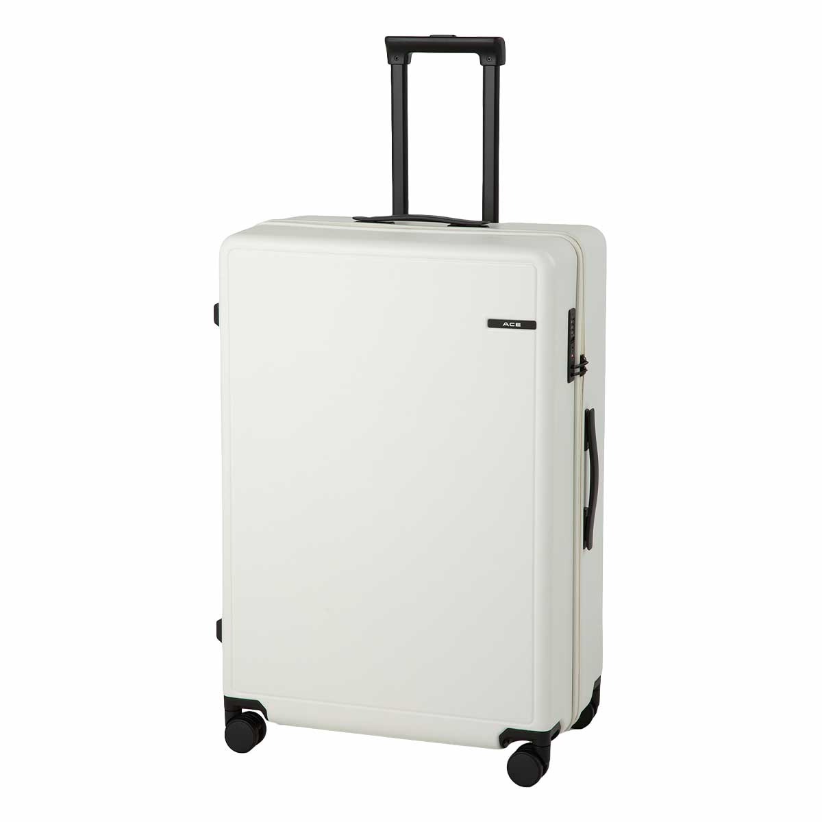 美品 タグ付き ACE キャリーケース スーツケース 51L 白 アウトレット スーツケース キャリーケース キャリーバッグ SSサイズ