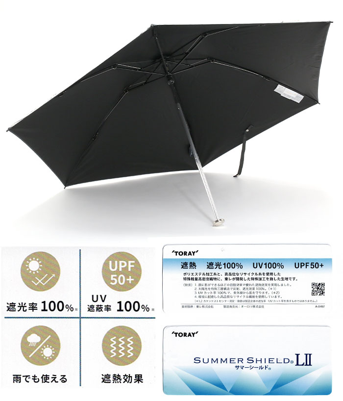 Aquascutum 日傘 折りたたみ傘 アクアスキュータム 東レ サマー