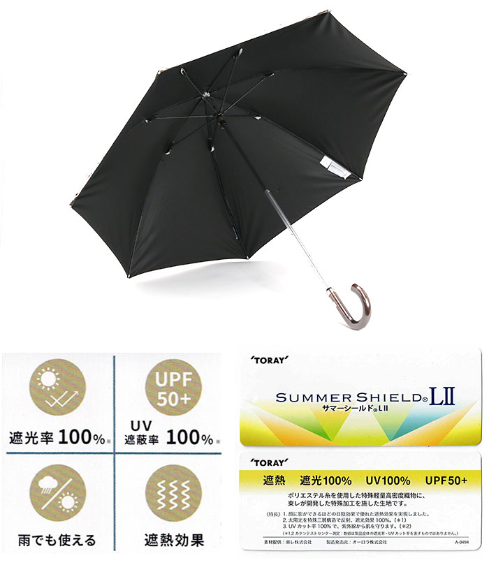 土日限定値下げAquascutum 東レサマーシールドLII 晴雨兼用三つ折り傘 Aquascutum 日傘 長傘 ショート傘 アクアスキュータム 晴雨兼用