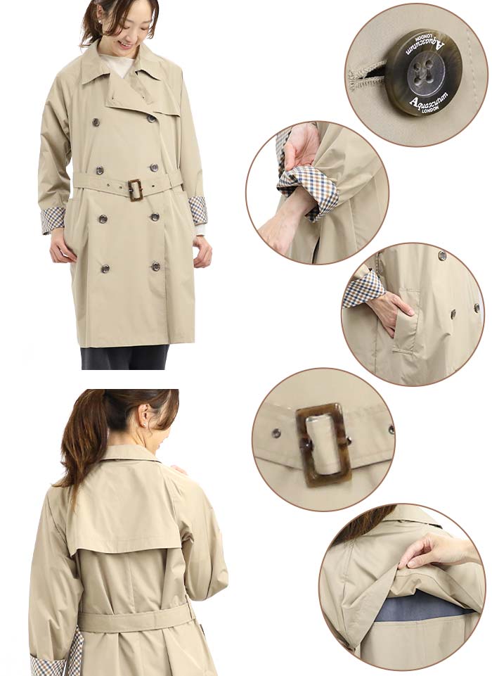 Aquascutum（アクアスキュータム） レインコート トレンチ型