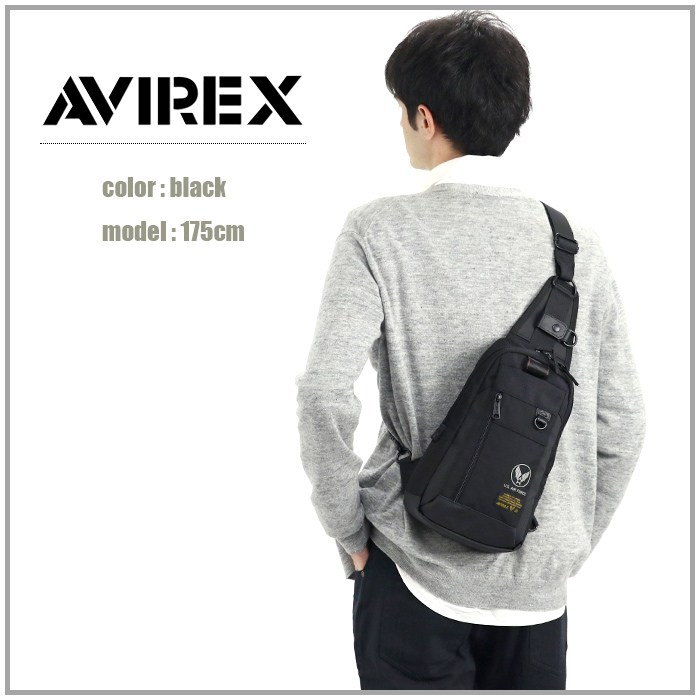 AVIREX（アヴィレックス） ボディバッグ メンズ レディース 男女兼用