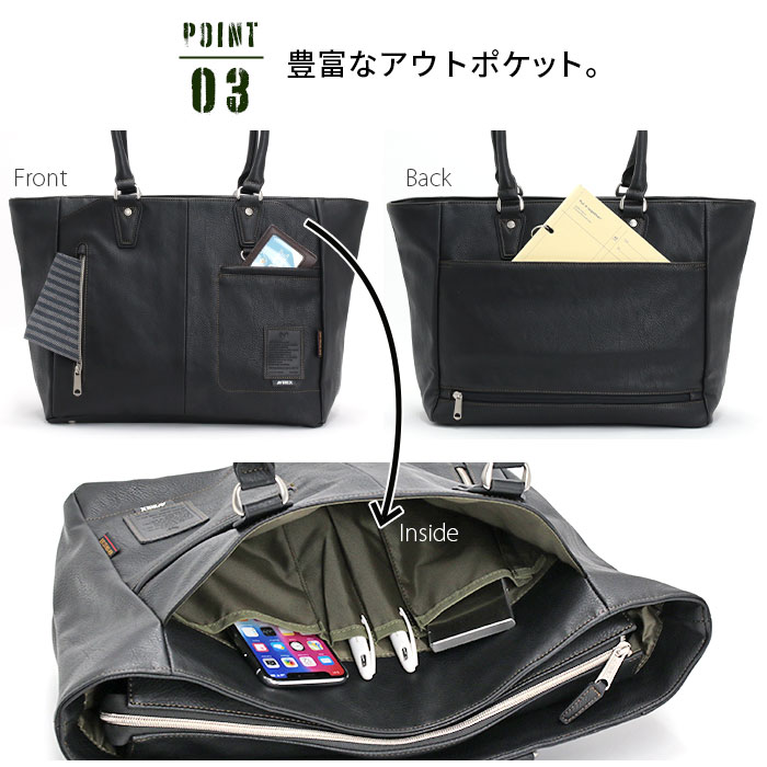 アビレックス AVIREX トートバッグ 手提げ レディース メンズ 男女兼用 タブレット収納 キャリーオン 通学 通勤 おしゃれ ブラック A4 STUART AX5009 AVIREX（アヴィレックス） アビレックス トートバッグ 手提げ
