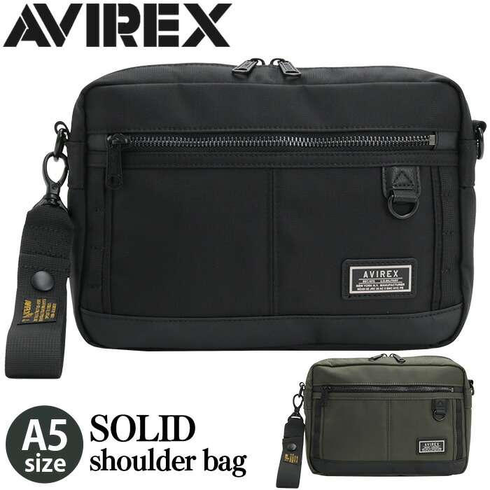 AVIREX（アヴィレックス） ショルダーバッグ 斜めがけ 肩掛け クラッチ