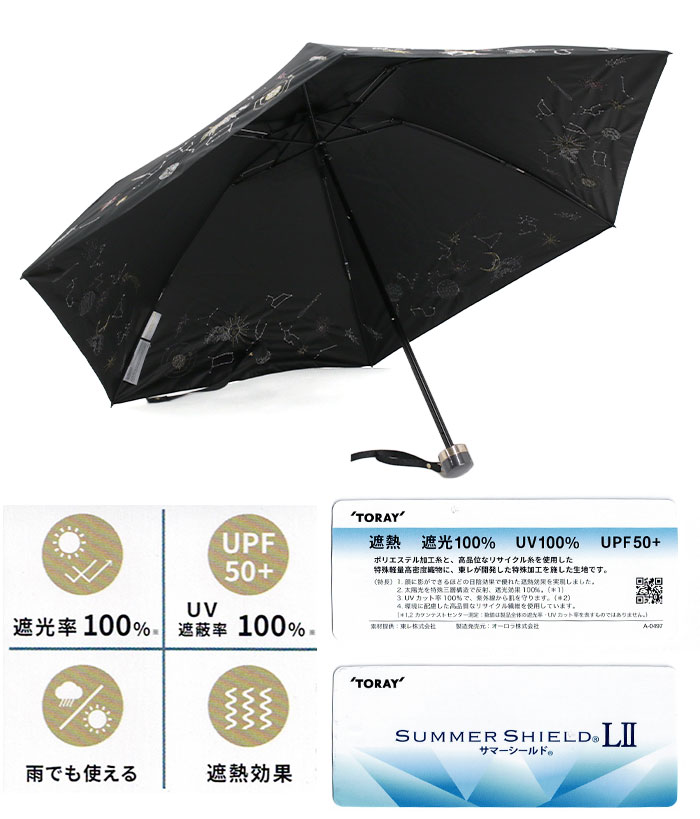 Beaurance（ビューランス） 日傘 折りたたみ傘 晴雨兼用 東レ サマー