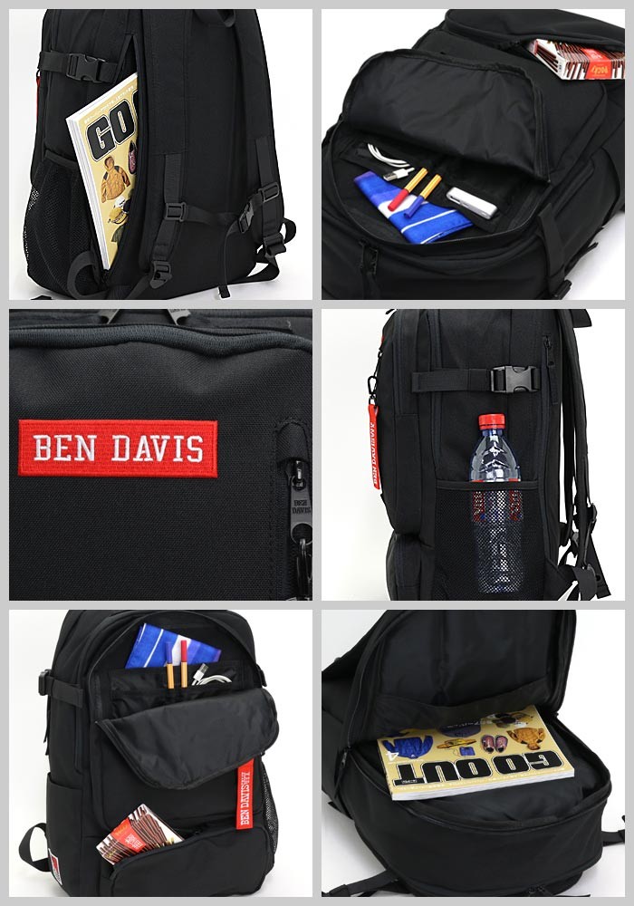 リュックサック Ben Davis ベンデイビス ロゴテープ 2気室 大容量 リュック バックパック デイパック Logo Tape Bagpack メンズ レディース ブランド 旅行 Bendavis2 133 バッグとスーツケースのビアッジョ 通販 Yahoo ショッピング