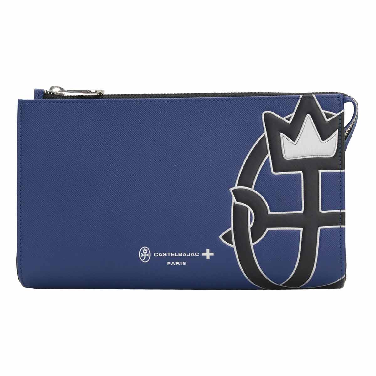 CASTELBAJACクラッチバッグ青 CASTELBAJAC（カステルバジャック） クラッチバッグ ポーチ 手持ち