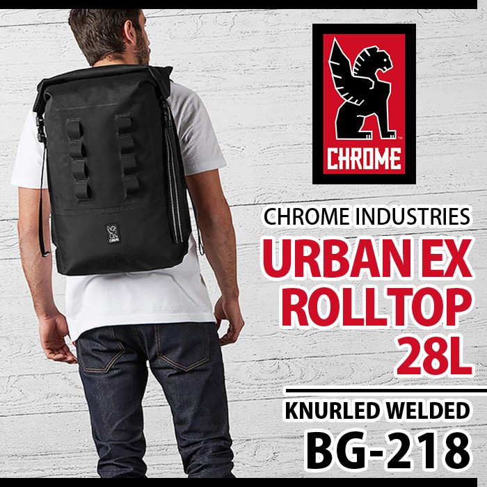 リュックサック Chrome クローム 28l 送料無料 大容量 正規品 リュック バックパック デイパック バッグ Urban Ex Rolltop ブランド Chrome 012 バッグとスーツケースのビアッジョ 通販 Yahoo ショッピング