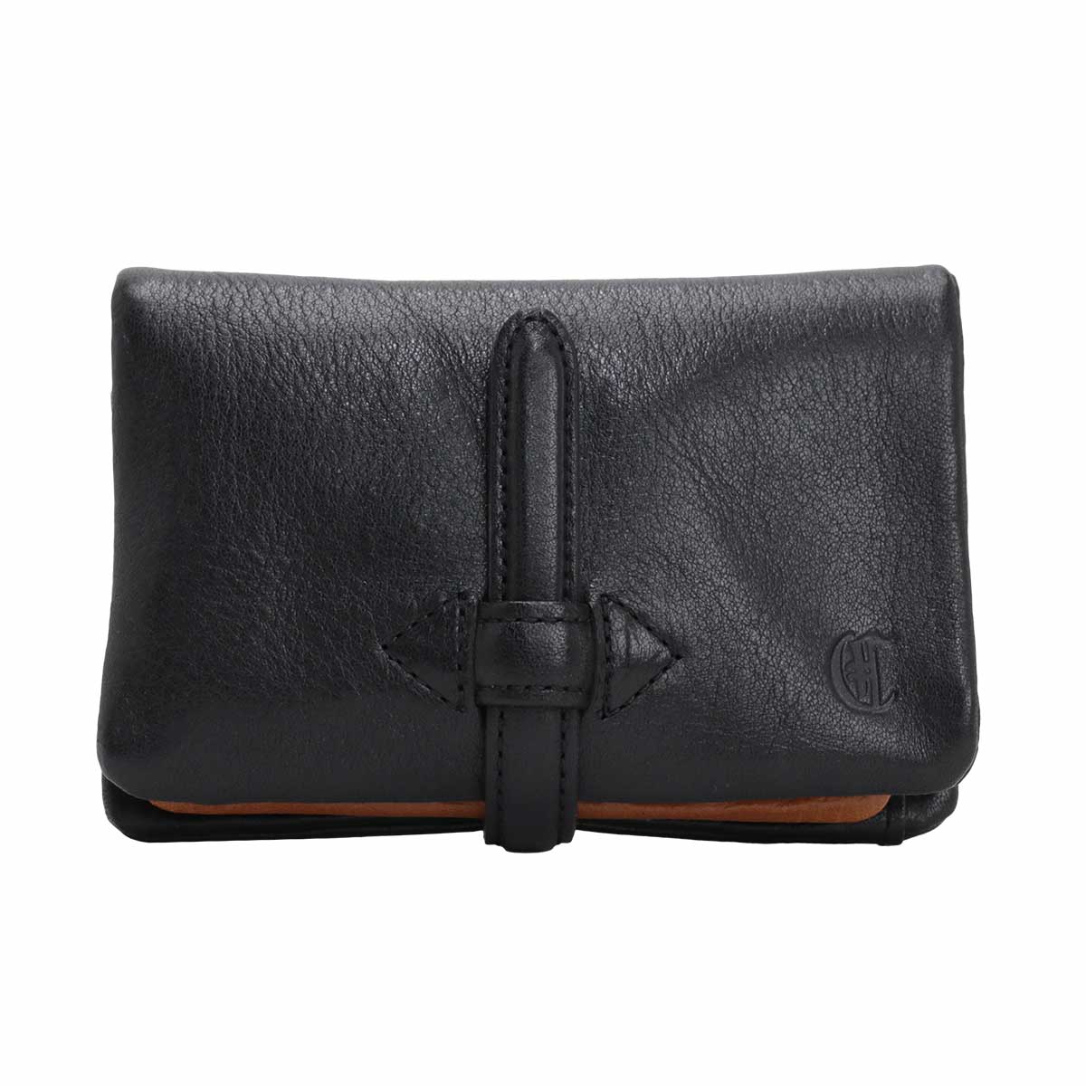 CLEDRAN 黒 二つ折り財布 CLEDRAN 最大51%☆8/12限定 クレドラン 財布 二つ折り財布 小銭
