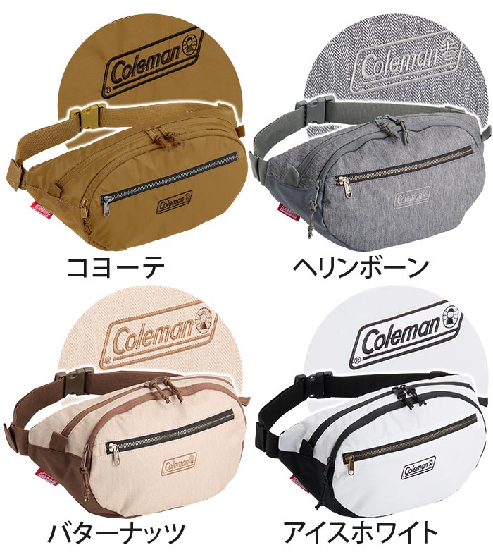 ウエストバッグ Coleman コールマン ボディバッグ WALKER WAIST