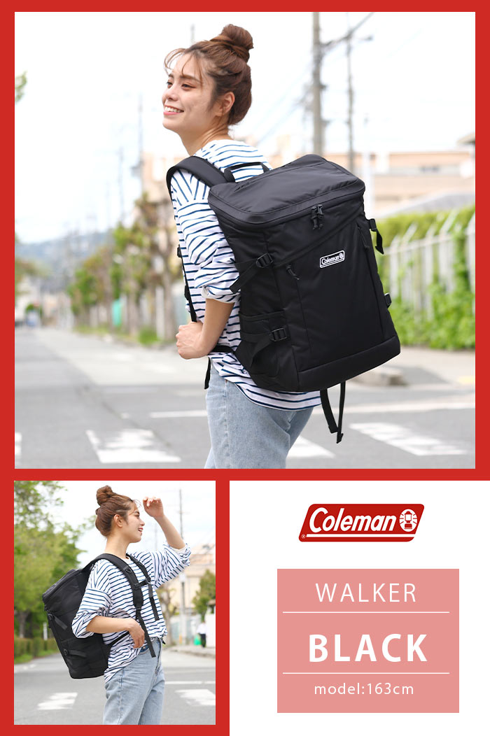 スクエア バックパック Coleman コールマン WALKER ウォーカー リュック 大容量 30L 2022年 春夏 新作 メンズ レディース  男性 女性 男女兼用 A4 B4 :coleman-111:バッグとスーツケースのビアッジョ - 通販 - Yahoo!ショッピング