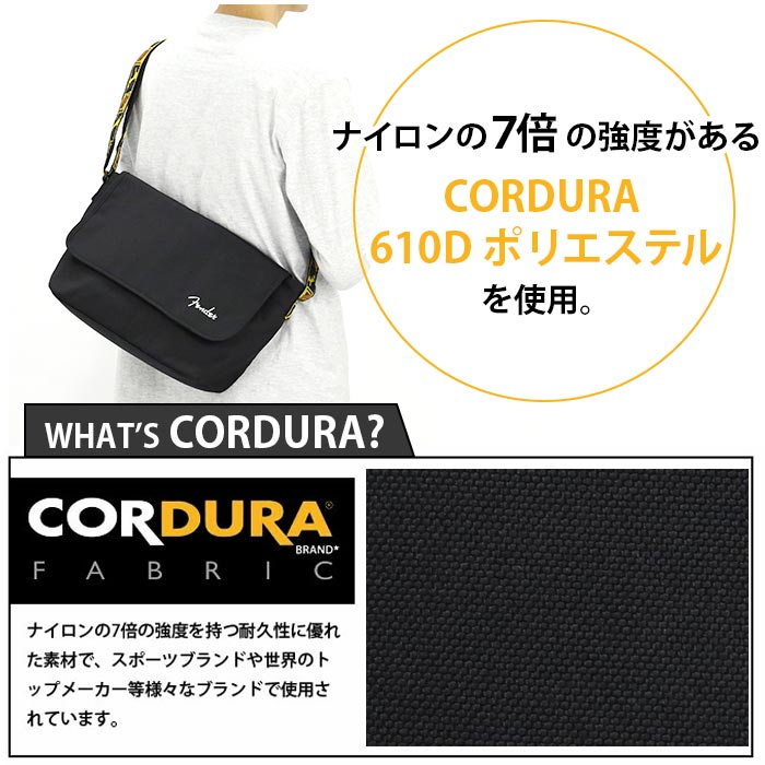 Fender ショルダーバッグ フェンダー ギター メンズ フラップ L