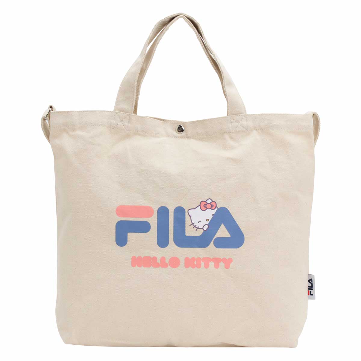 FILA（フィラ） トートバッグ ショルダーベルト付 サンリオ ちらっと