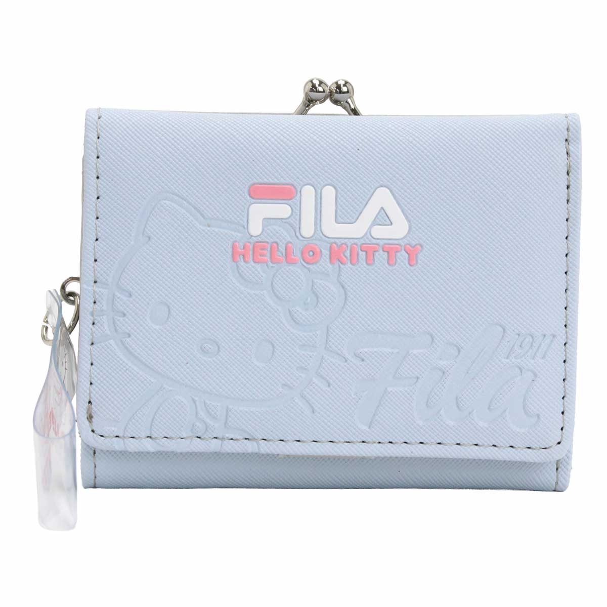 FILA（フィラ） 財布 三つ折財布 サンリオ カラーエンボス がま口