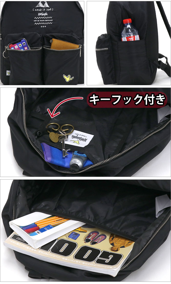マークゴンザレス　リュック セール】MARK GONZALES/マークゴンザレス カラーロゴ ダブル