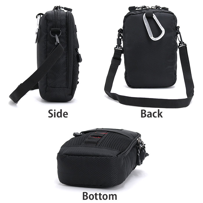 Stone  ワンショルダーバッグ ワンショルダーバッグspiral ブラックモデル | 日本職人が作るメンズ