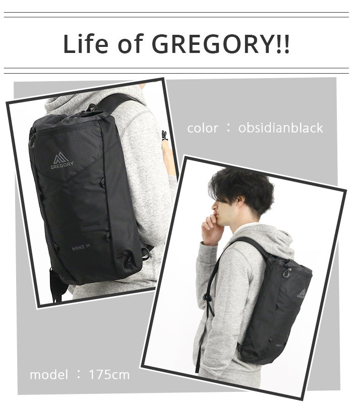 リュックサック GREGORY グレゴリー ナノ 14 リュック 14L 正規品 メンズ レディース リュック