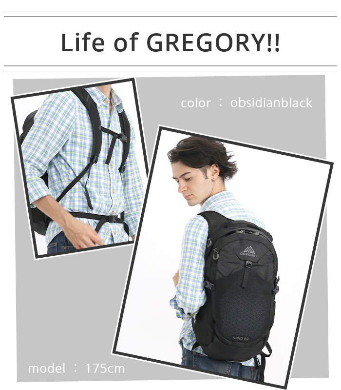 リュックサック GREGORY グレゴリー ナノ 20 リュック 20L 正規品