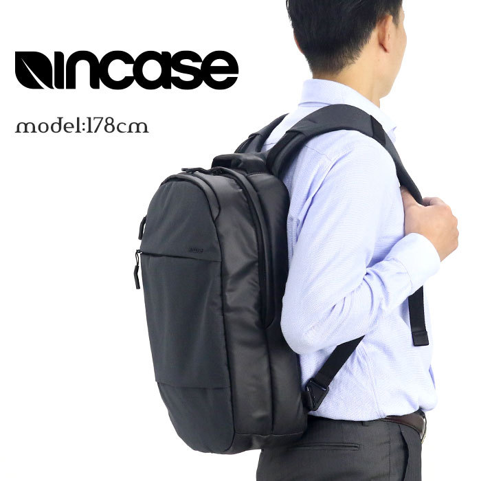 Incase　バックパック　メンズ　PCリュック　ブラック　リュック　A4 incase リュック Incase インケース メンズ リュックサック
