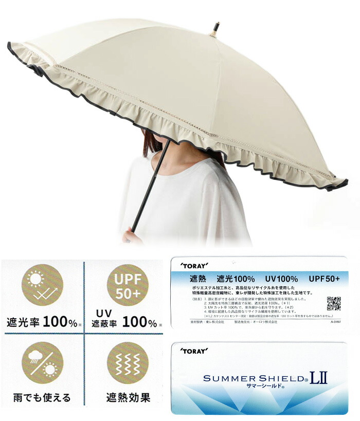 JILL STUART（ジルスチュアート） 日傘 長傘 ジル スチュアート 晴雨