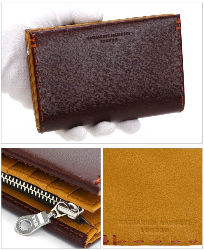 KATHARINE HAMNETT（キャサリンハムネット） ☆ 二つ折り 財布 メンズ