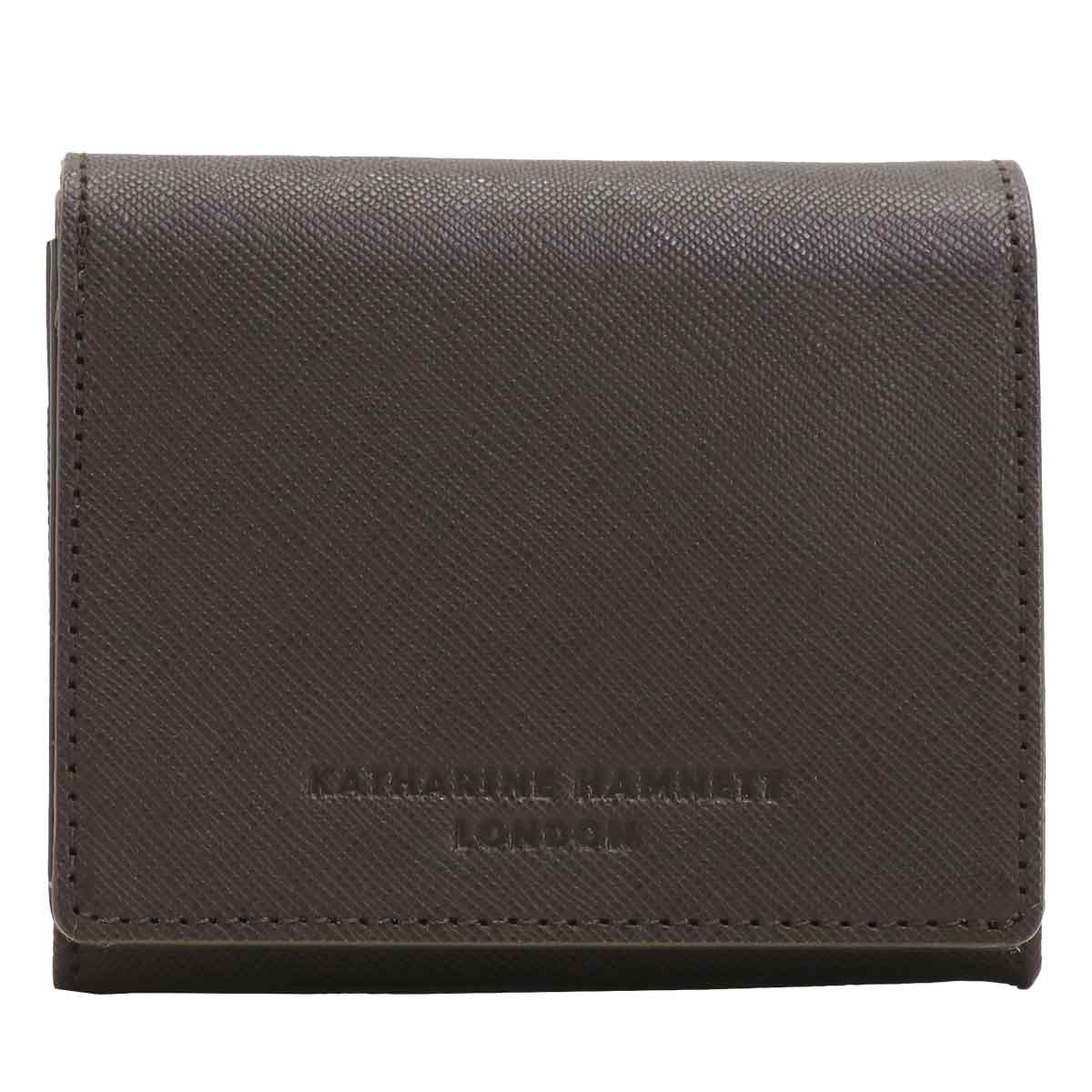 財布 三つ折り KATHARINE HAMNETT LONDON キャサリンハムネット ロンドン 札入れ 小銭入れ L字ファスナー カードポケット 本革 BOX付 本革｜pro-shop｜03