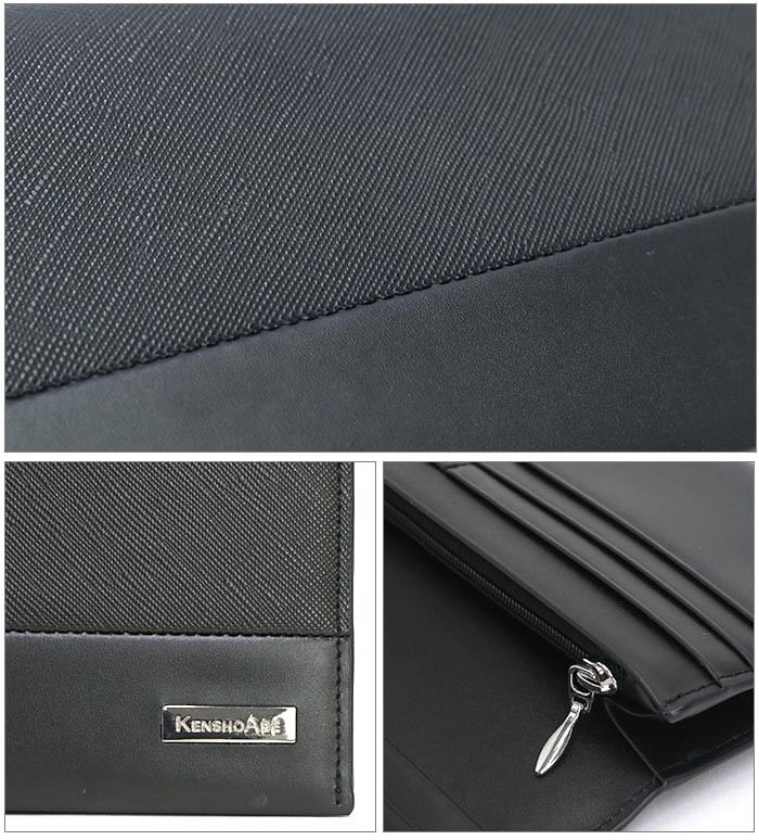 財布 メンズ 長財布 KENSHO ABE ケンショウアベ レザー 牛革