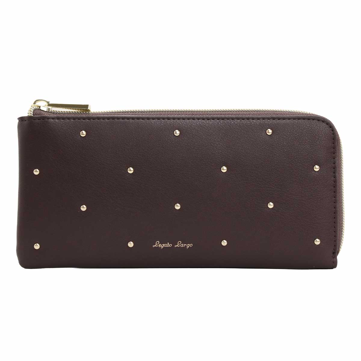 Legato Largo（レガートラルゴ） 財布 長財布 スタッズウォレット L字