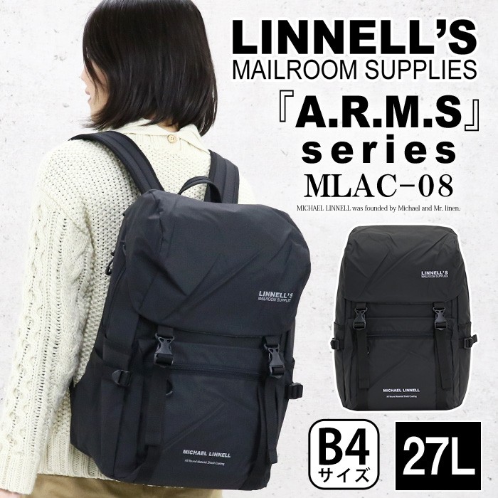 【美品】マイケルリンネル LINNELL'S リュック オリーブ MICHAEL LINNELL マイケルリンネル 送料無料 リュック LINNELL'S