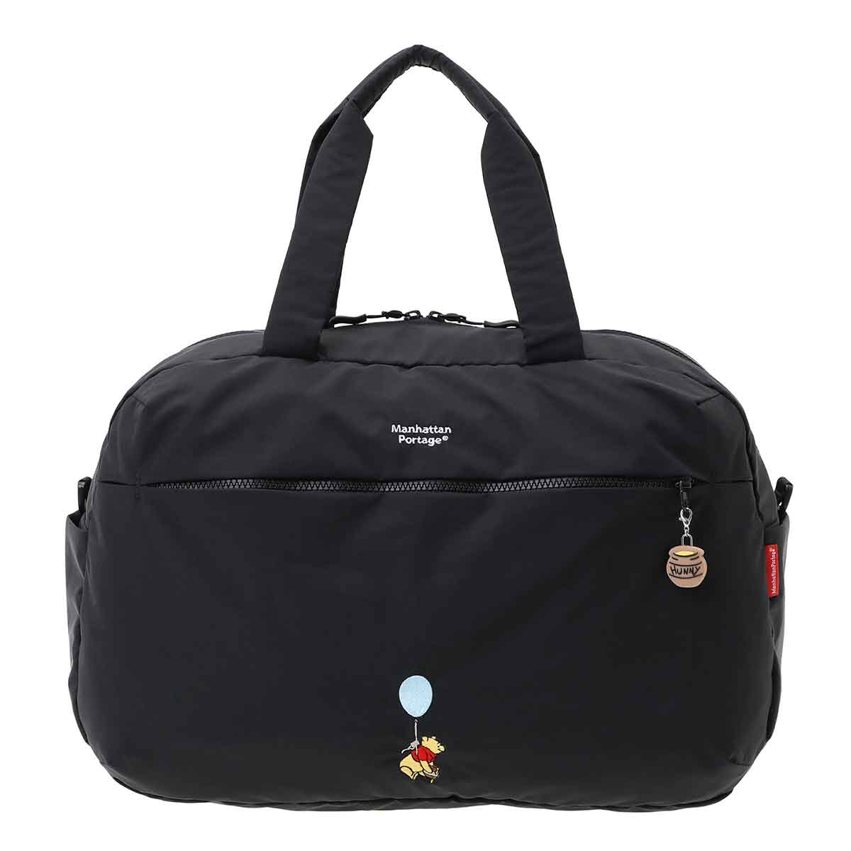 【美品】HYDROGEN ボストンバッグ ABライン 2WAY 日本限定 黒 Manhattan Portage（マンハッタンポーテージ） ボストンバッグ 限定