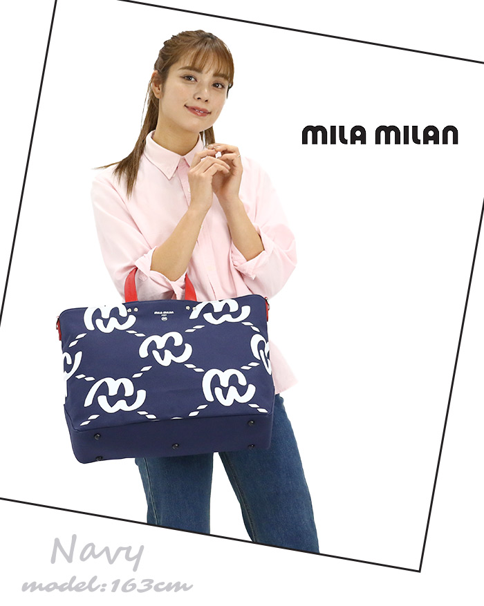 mila milan（ミラ・ミラン） トート ボストン 2way メンズ レディース