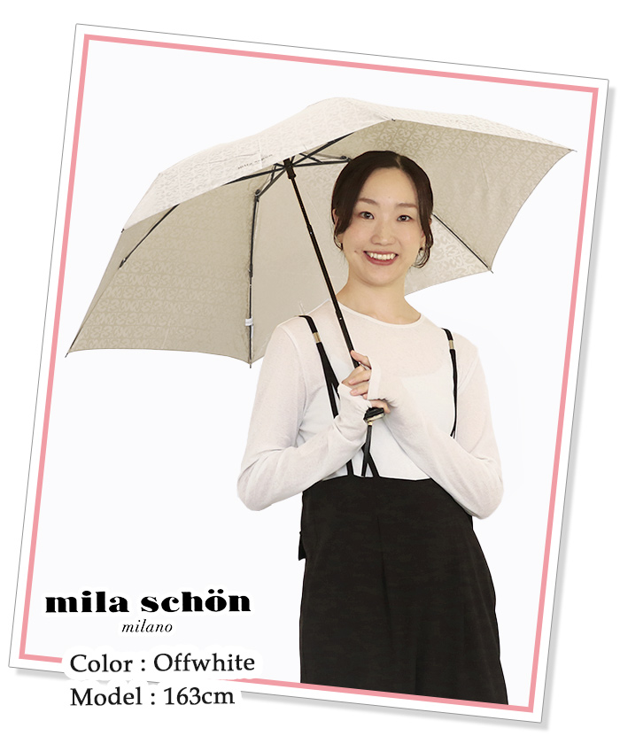 mila schon（ミラショーン） 傘 雨傘 折りたたみ傘 レディース mila