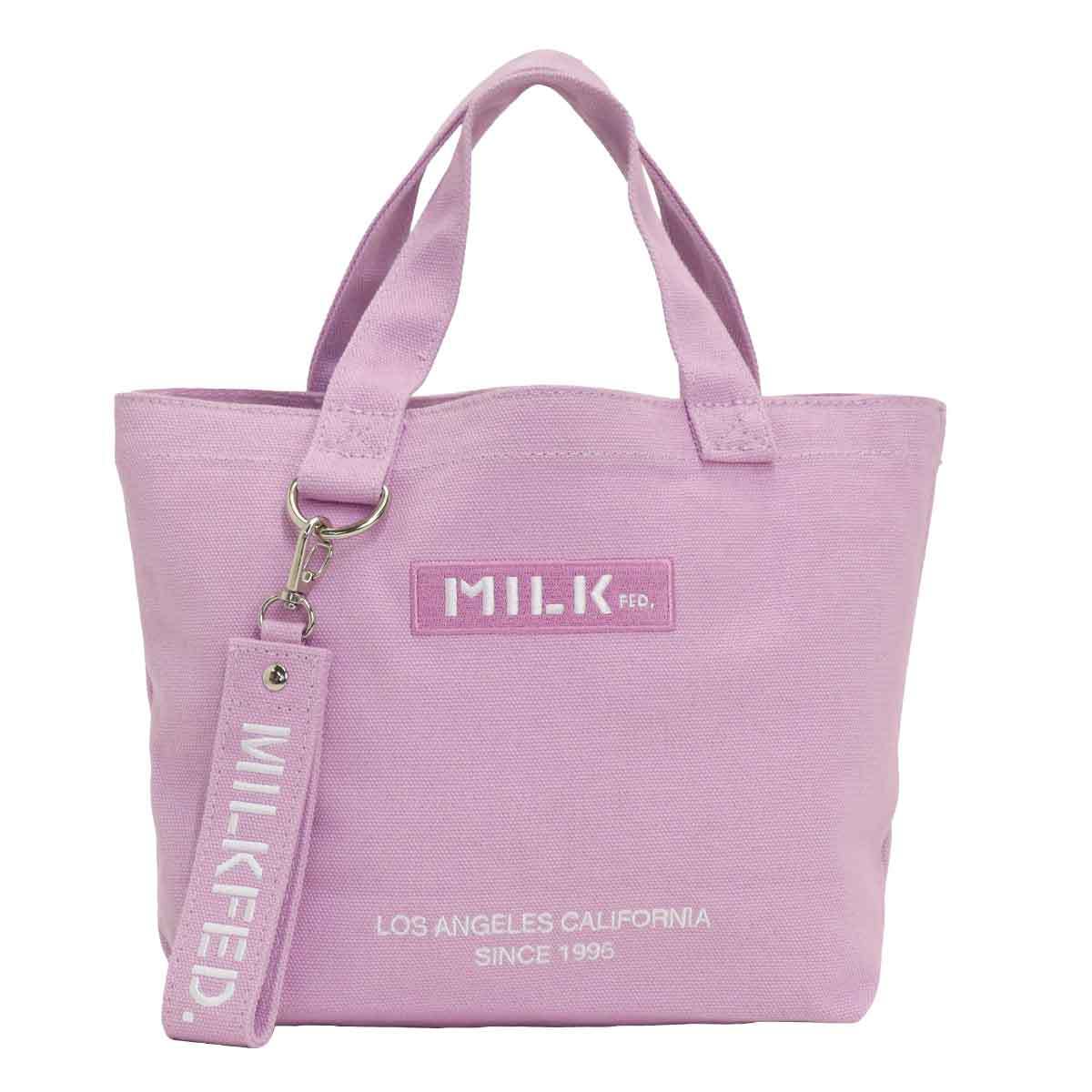 新品　MILKFED パロットキャンバス 別注 2WAY トートバッグ ピンク MILKFED. - 新品 MILKFED パロットキャンバス 別注 2WAY トート