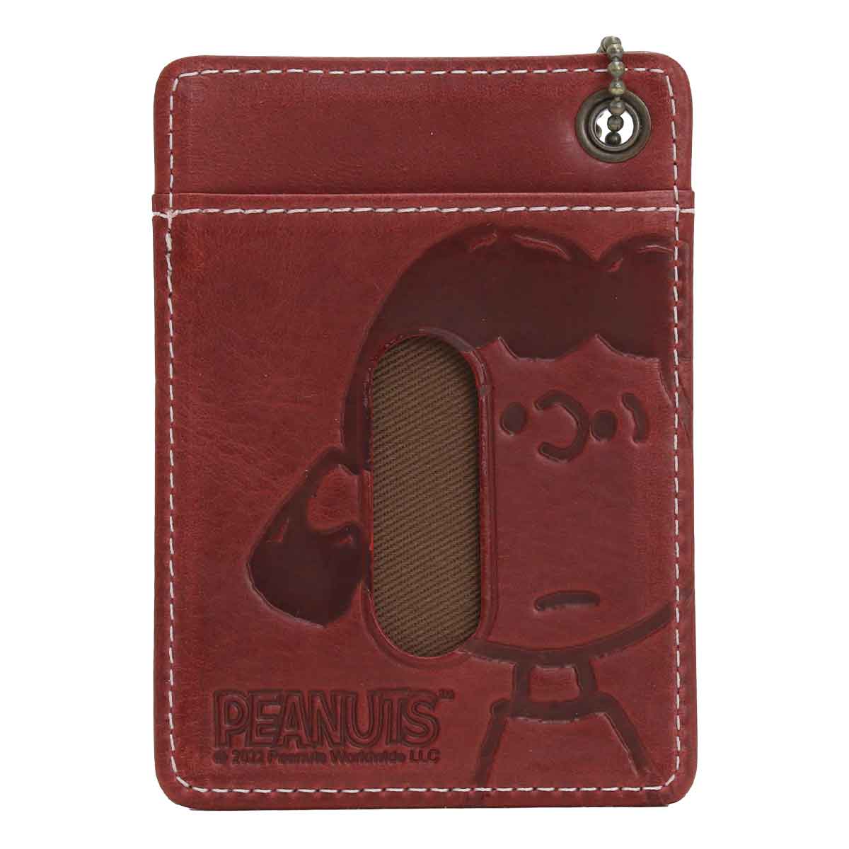 SNOOPY（スヌーピー） パスケース 定期入れ 本革 レディース PEANUTS