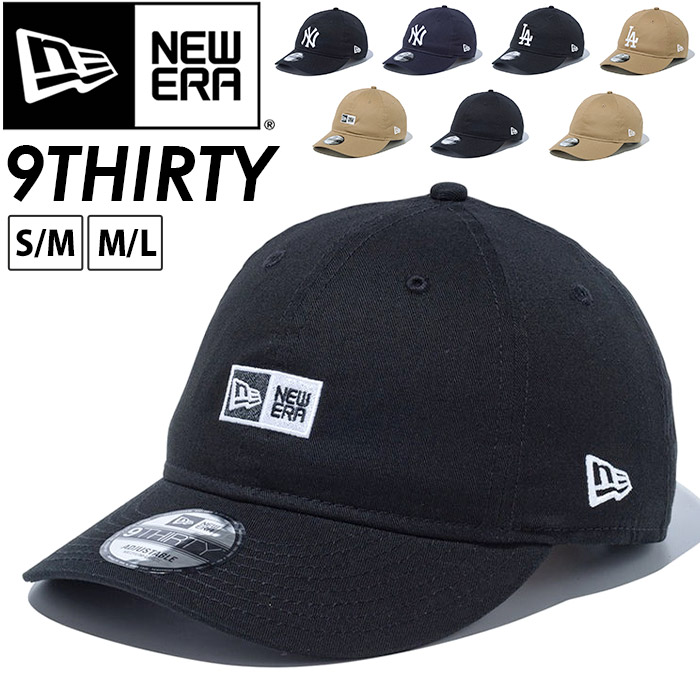 ブラック 9THIRTY ベースボールキャップ NEW ERA（ニューエラ） 9THIRTY キャップ 帽子 ロゴ 刺繍