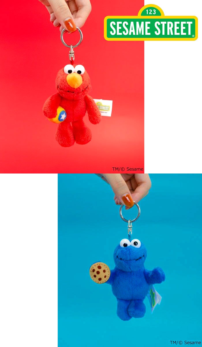 nici（ニキ） キーリング ストラップ キーホルダー セサミストリート