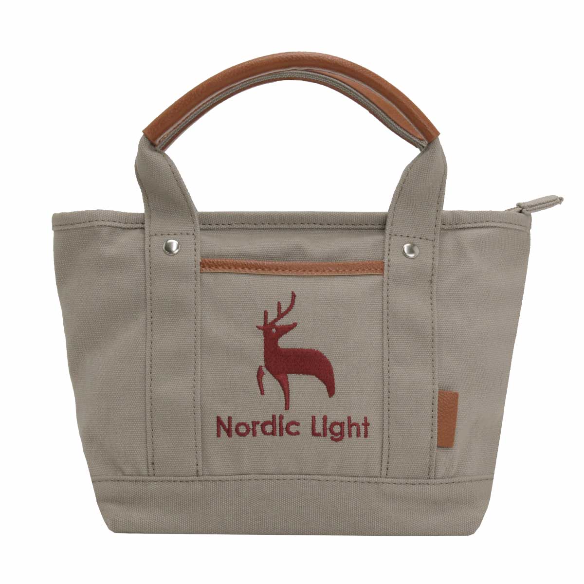 トートバッグ ノルディックライト Nordic Light ショルダーバッグ 帆布 キャンバス 3室 2WAY ミニ 肩掛けバッグ 小さめ ミニバッグ  学生 大人 社会人 女子