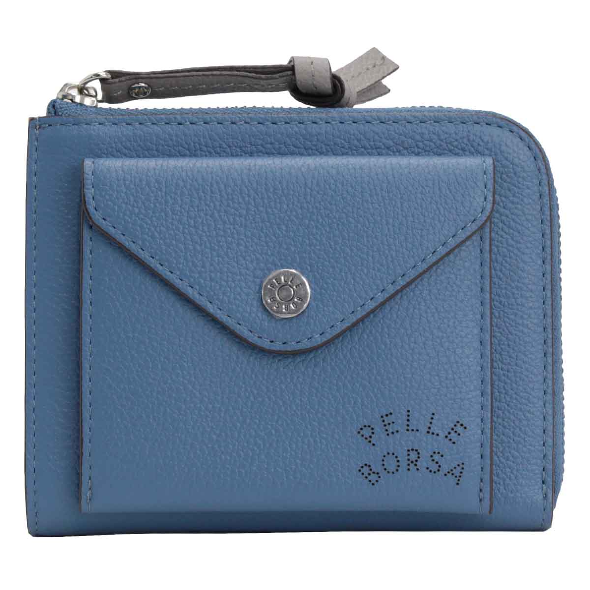 PELLE BORSA コンパクト財布 ベリーグッズ 本革ブルー 楽天市場】【10％クーポン】ペレボルサ 財布 PELLE BORSA 二