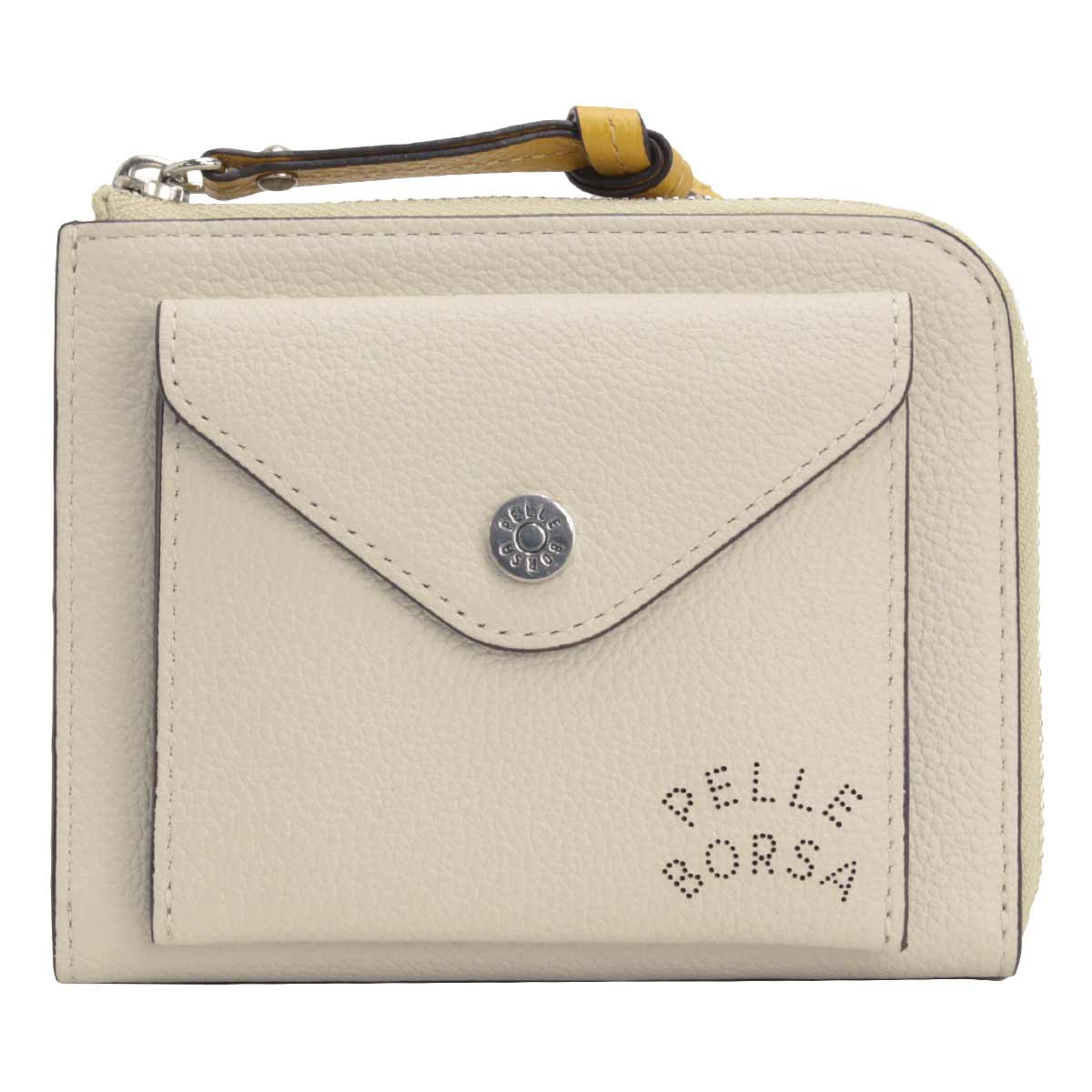 ペレボルサPELLEBORSA L字ファスナー二つ折り財布　フィーネ PELLE BORSA 【10％OFFクーポン】 財布 ペレボルサ 二つ折財布 L