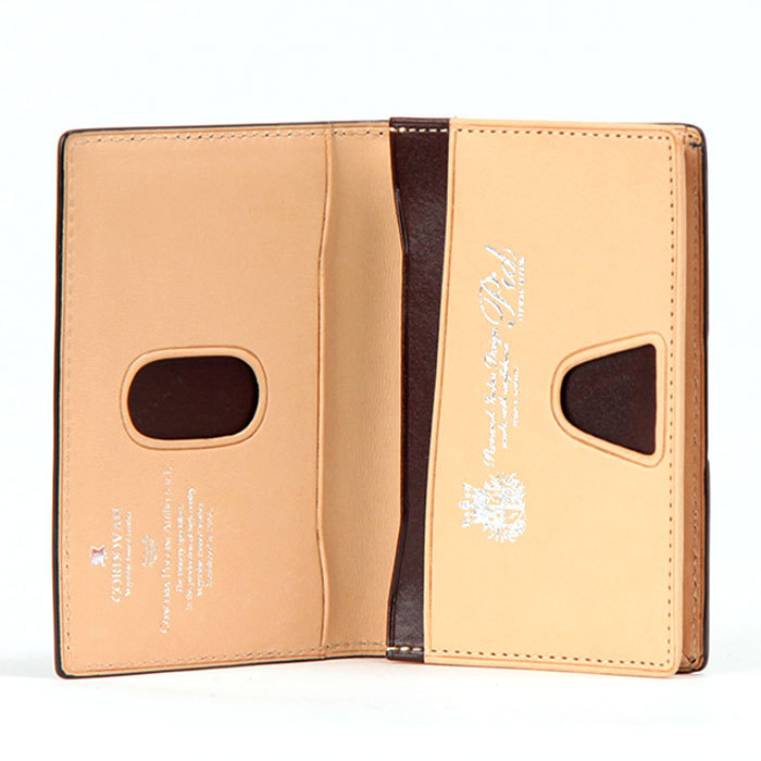 P.I.D 名刺入れ メンズ ピーアイディー カードケース コードバン ヌメ