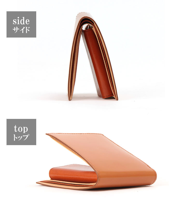 P.I.D 財布 メンズ ピーアイディー 二つ折り財布 コードバン ヌメ革