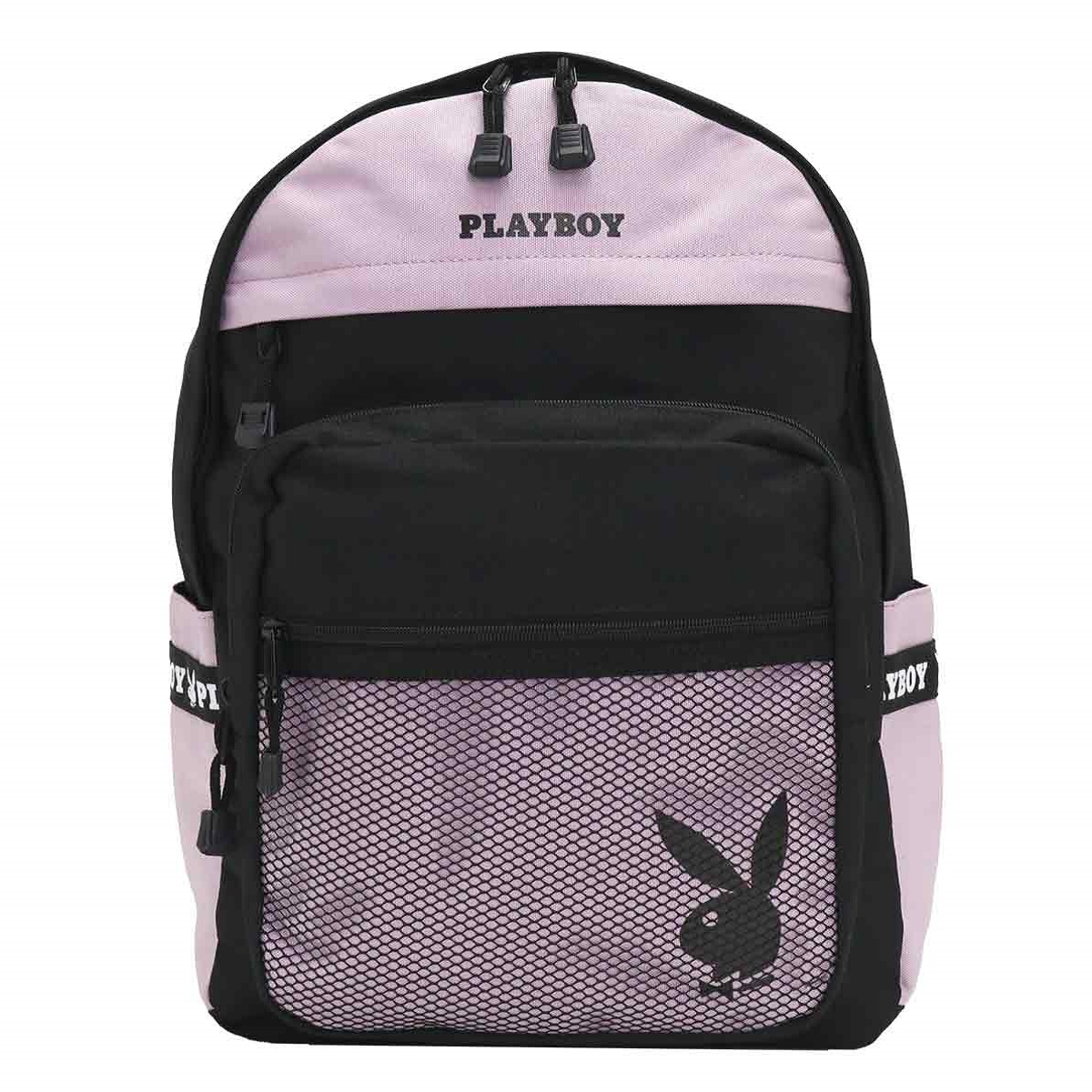 リュック プレイボーイ PLAYBOY リュックサック 撥水 バックパック デイパック メンズ レディース 男女兼用 男性 女性 A4 サイドポケット