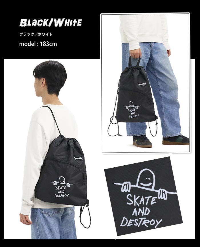 THRASHER（スラッシャー） ナップサック メンズ レディース スポーツ