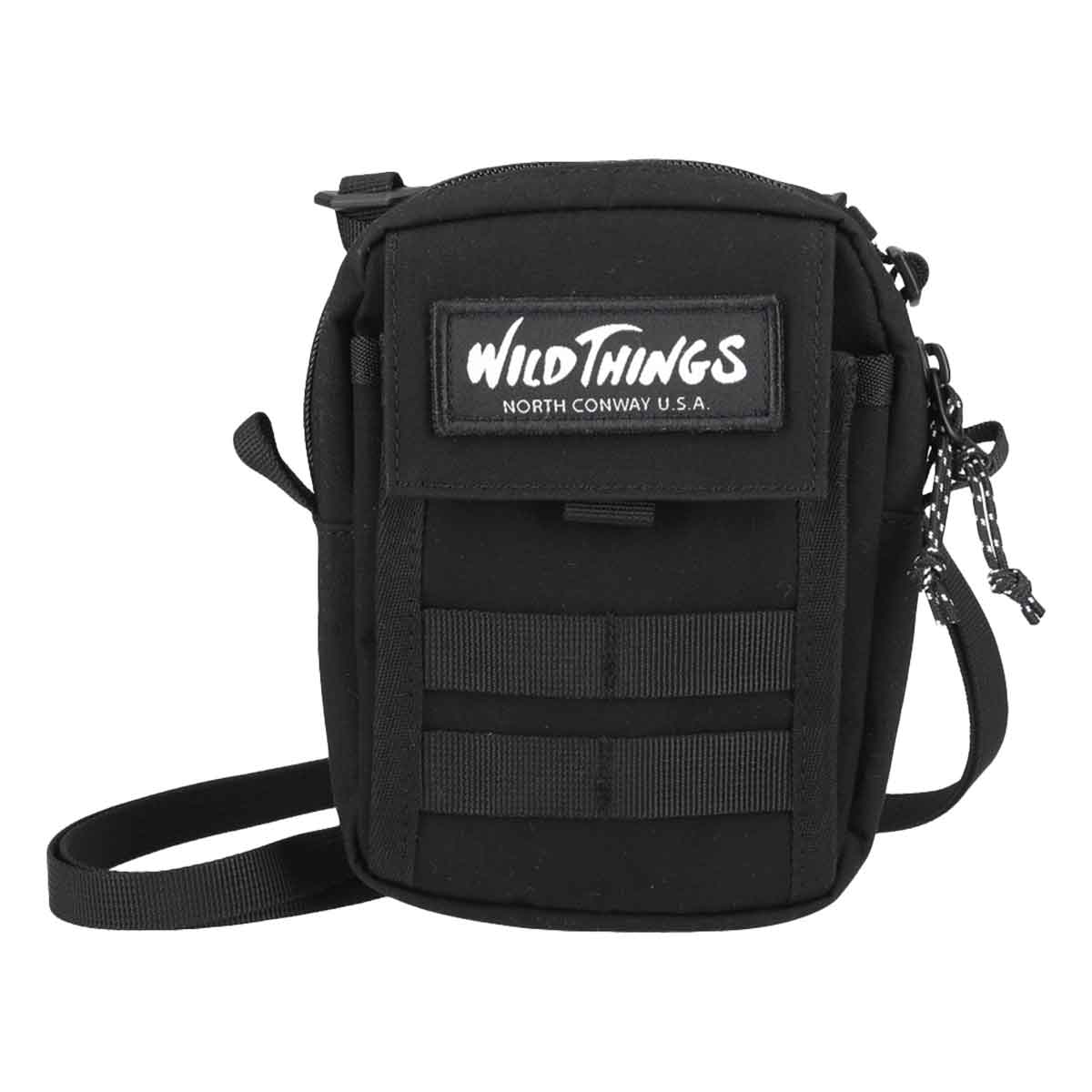 WILD THINGS ショルダーバッグ メンズ WT-380-3008-BLACK WILD THINGS ワイルドシングス ショルダーバッグ WT-380-3008