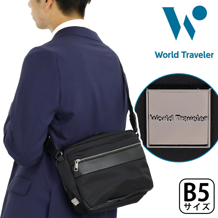 World Traveler ショルダーバッグ ワールドトラベラー メンズ