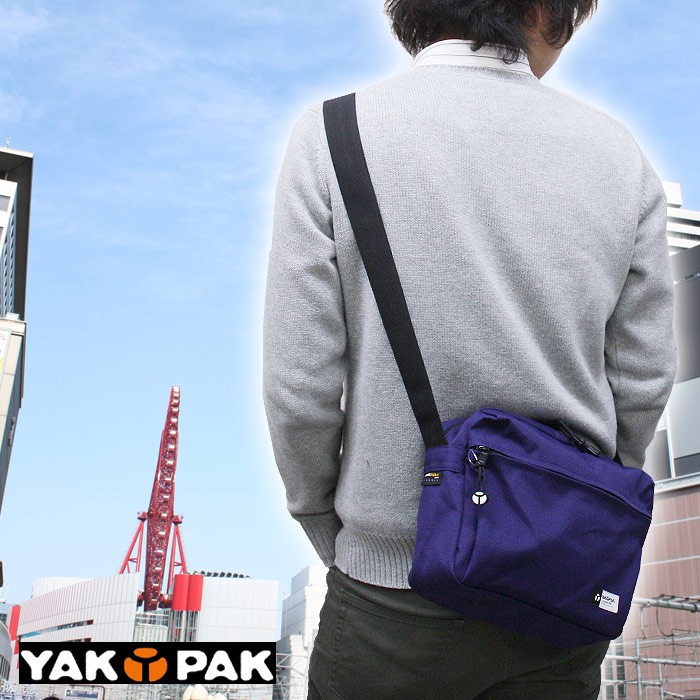 YAKPAK ヤックパック ショルダーバッグ ミニショルダー 耐久性に優れているコーデュラナイロン素材 メンズ レディース 通勤 通学 YP0502 yakpak-006:バッグとスーツケースのビアッジョ 通販 