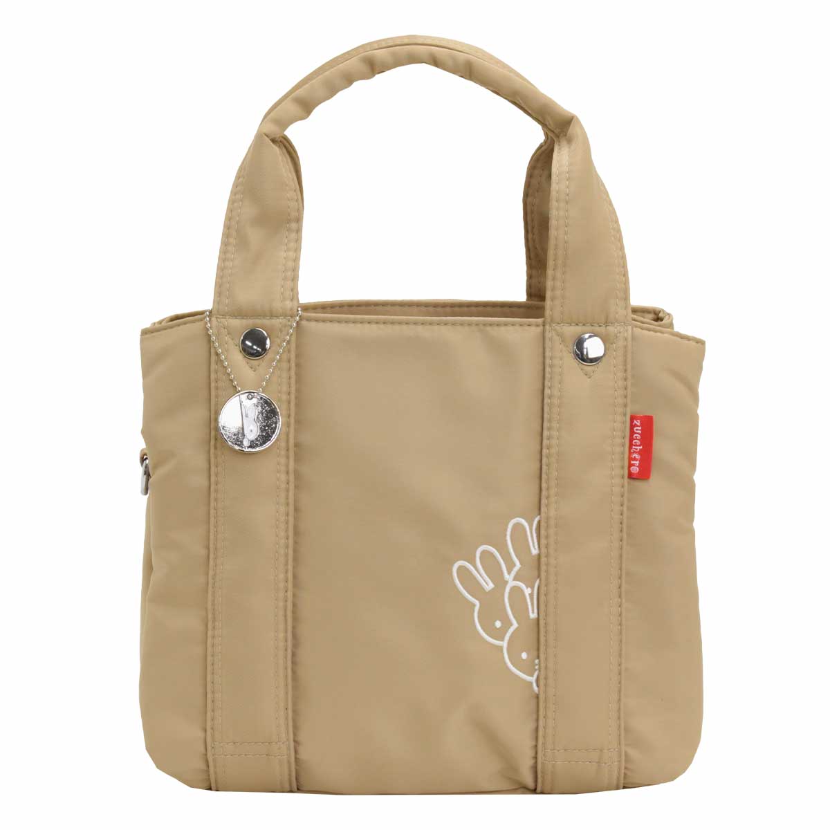 トートバッグ ズッケロ zucchero レディース ショルダーバッグ miffy ミッフィー ミニトートバッグ ミニトート ショルダー ショルダートート 2WAY 肩掛け バッグ カバン おでかけ かわいい シンプル Dick Bruna 刺繍 旅行 サブバッグ ママバッグ ブラック 黒 女性 A5 62091 zucchero filato（ズッケロ フィラート） トートバッグ ズッケロ