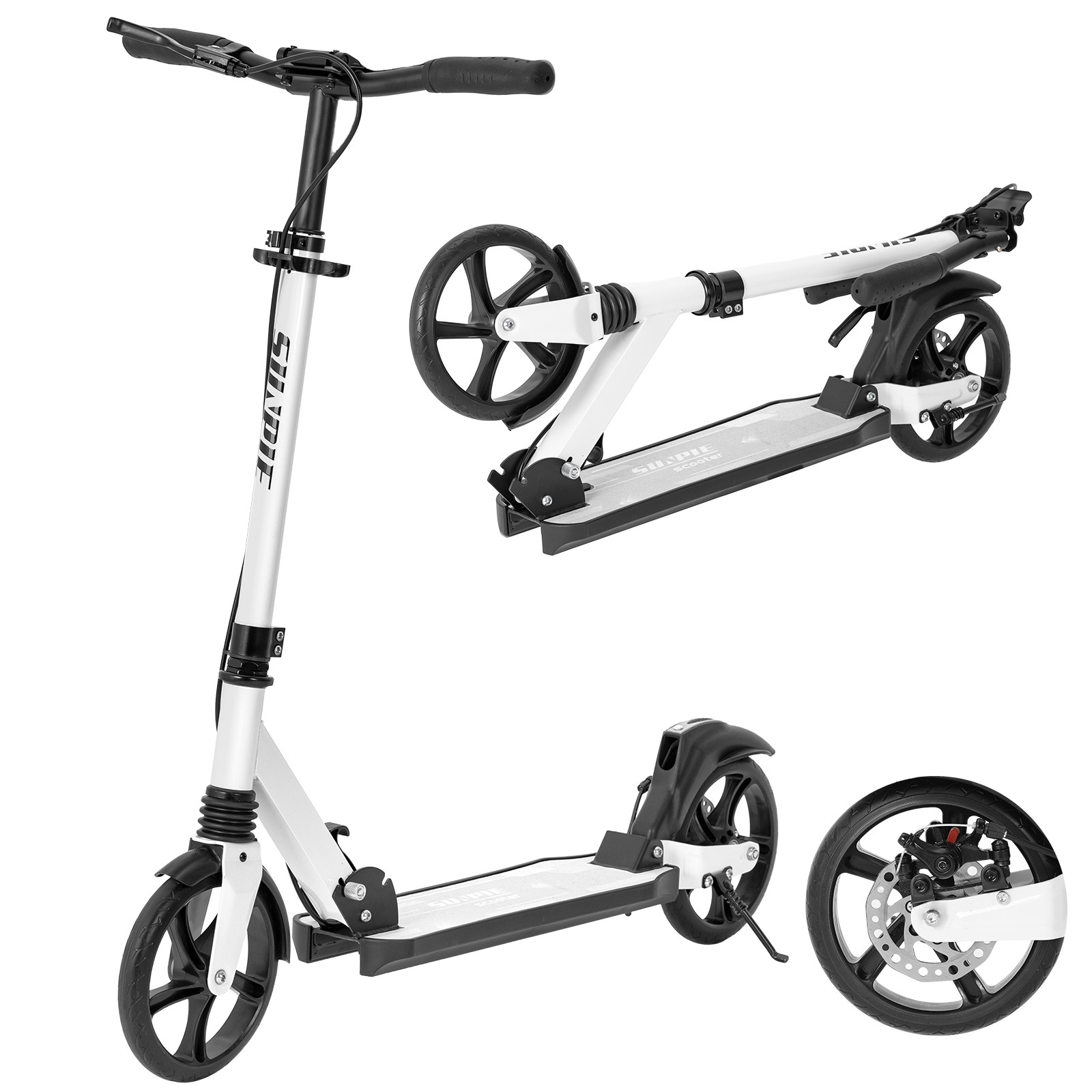 PROBASTO キックボード 子供 大人用 ブレーキ付き キックスクーター 8インチ タイヤ 大きい 折りたたみ 高さ調整可能 持ち運び 軽量 誕生日 プレゼント ギフト |  | 02