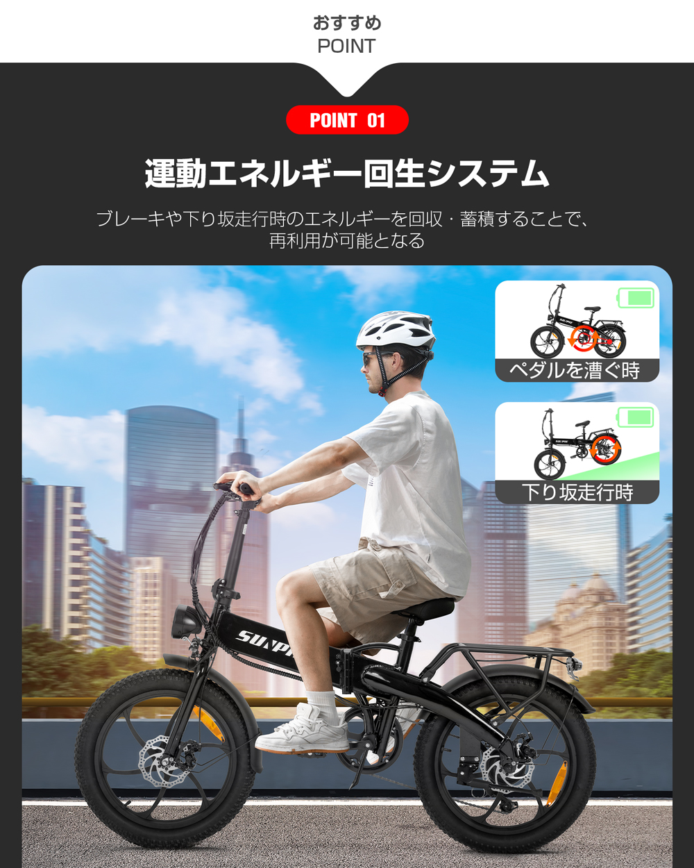 電動自転車 電動アシスト自転車 電動バイク 折りたたみ 自転車 20インチ フル電動自転車 アクセル付き 7段変速 モペット IP54防水 原付  1年修理保証 公道可能 : eb01 : PROBASTO - 通販 - Yahoo!ショッピング