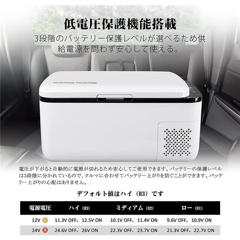 車載冷蔵庫 ポータブル冷蔵庫 20L -20〜10℃ 2室 1年保証